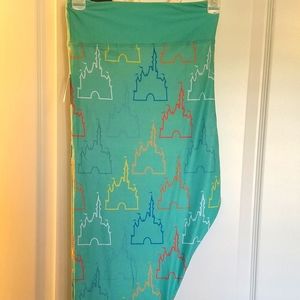 Disney Parks Cropped Castle Leggings